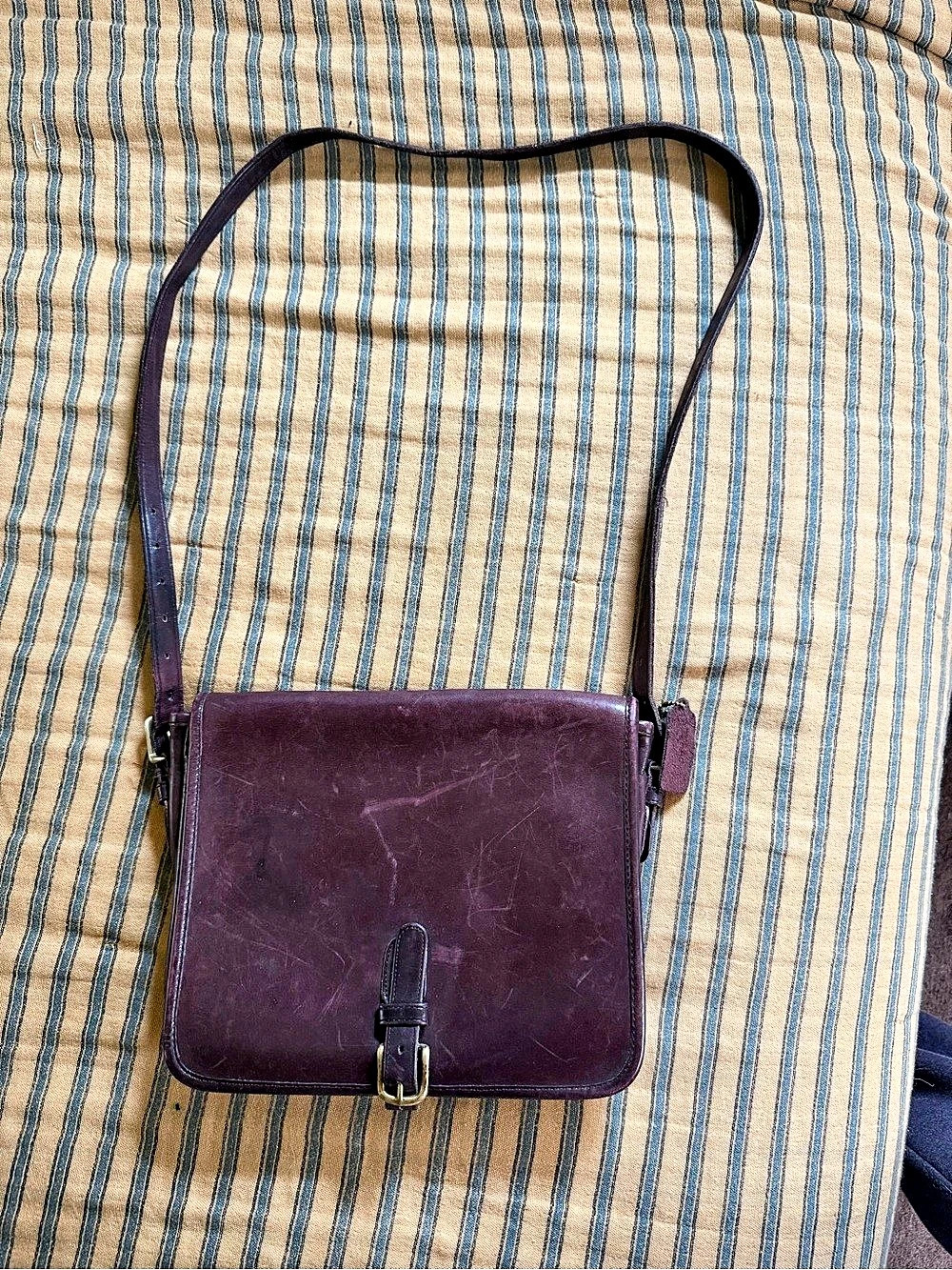Coach Vintage Coach Courier Bag Vintage Crossbody Mahogany Brown